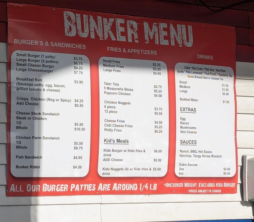 Burger Bunker Menu image 4